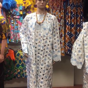 Men’s Long Aut.  Lace Shirt for Wedding or Church